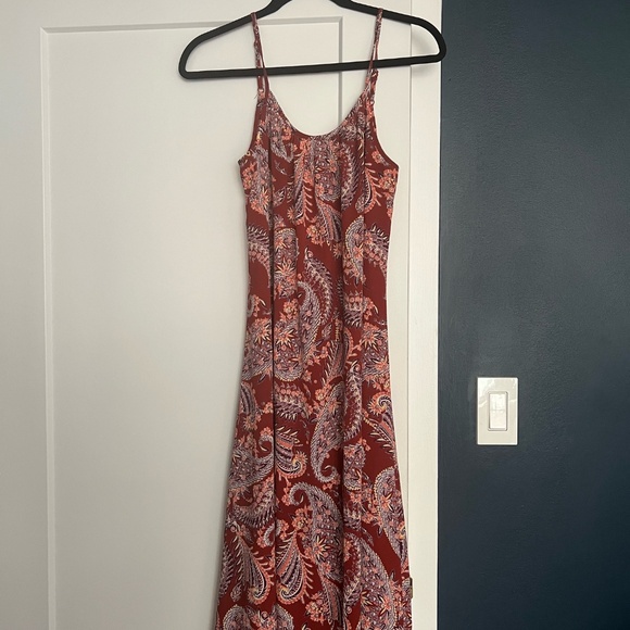 Band of Gypsies, sleeveless paisley, print maxi dress - Picture 3 of 4